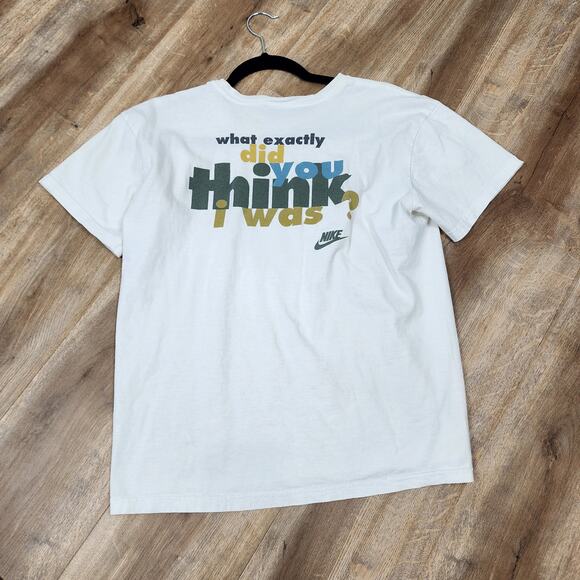 Nike vintage white tag made in the USA women's size large t shirt - Picture 10 of 10
